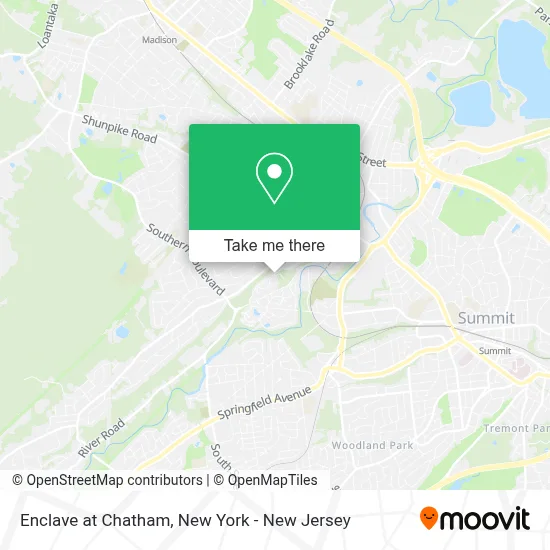 Enclave at Chatham map