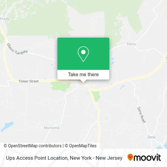Ups Access Point Location map