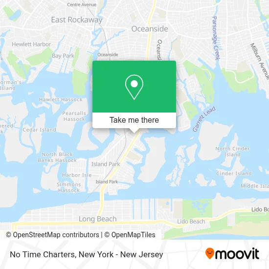 No Time Charters map