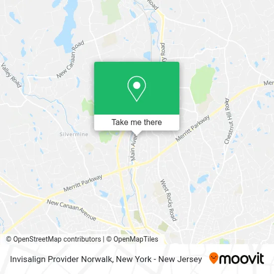 Invisalign Provider Norwalk map