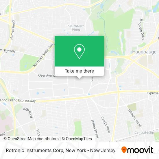 Rotronic Instruments Corp map