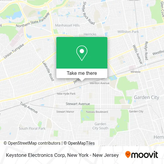 Keystone Electronics Corp map