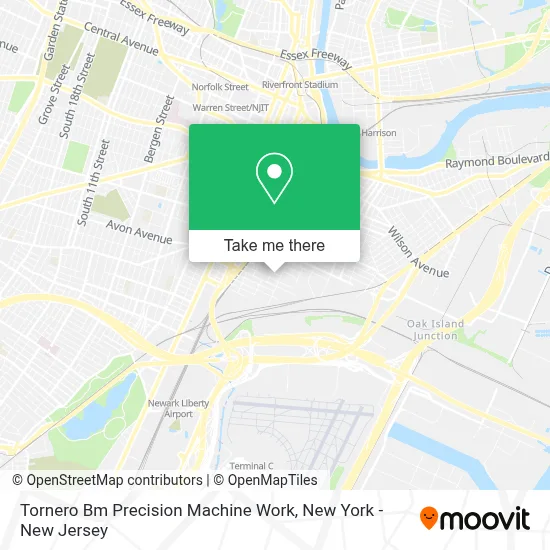 Tornero Bm Precision Machine Work map