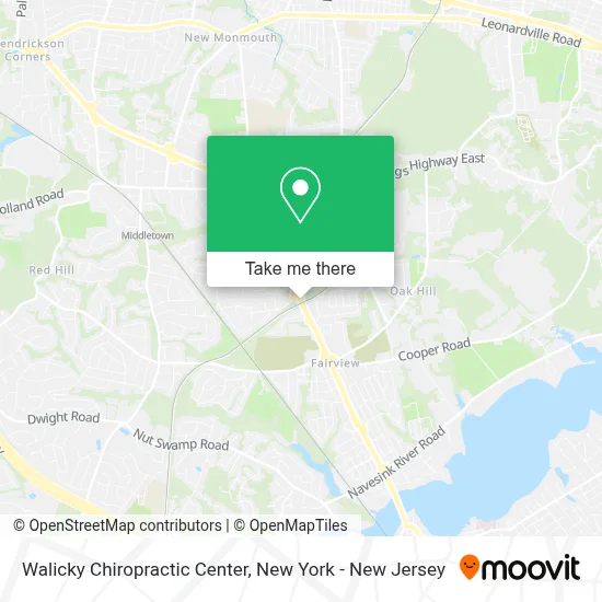 Walicky Chiropractic Center map