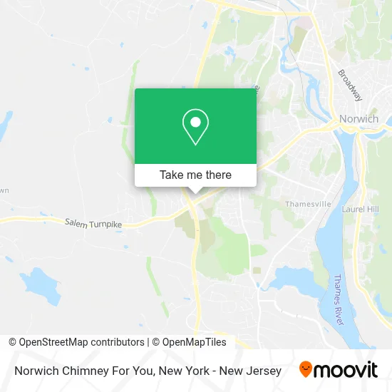 Norwich Chimney For You map