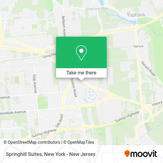 Springhill Suites map