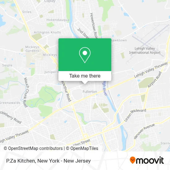 P.Za Kitchen map