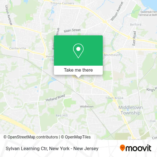 Sylvan Learning Ctr map