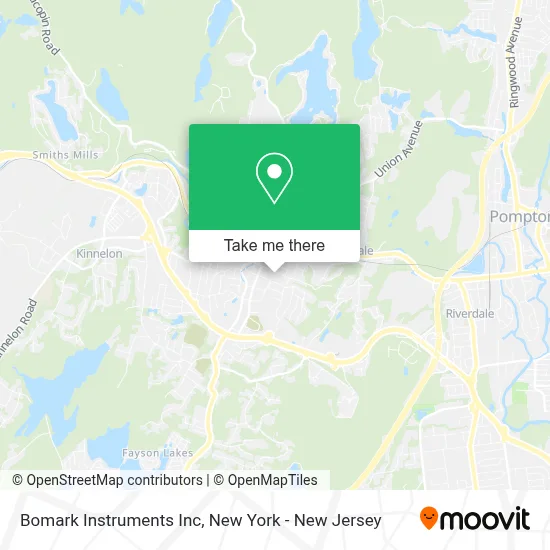 Bomark Instruments Inc map