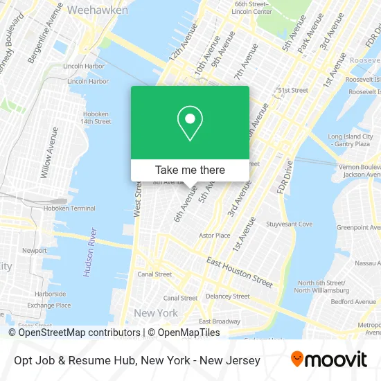 Opt Job & Resume Hub map