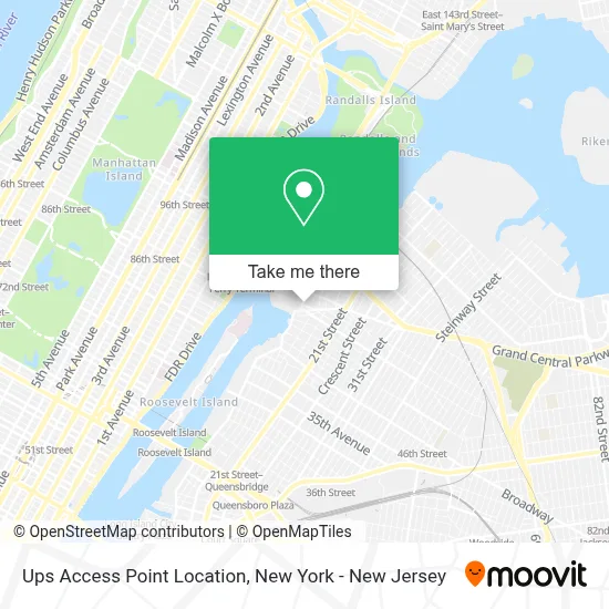 Ups Access Point Location map