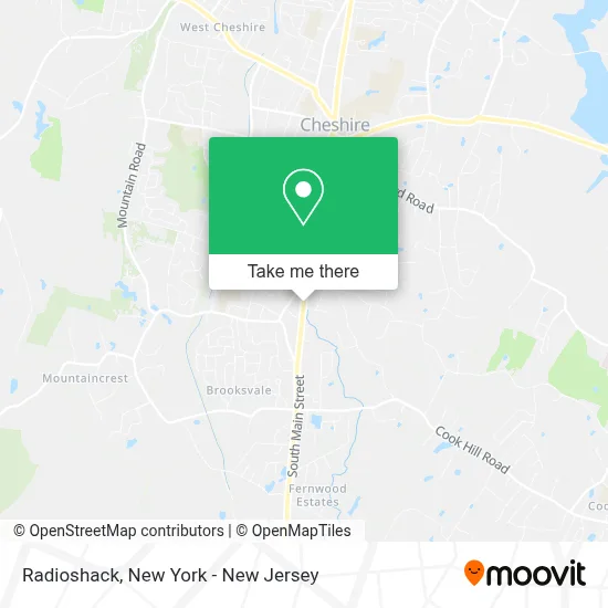 Radioshack map
