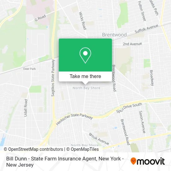 Bill Dunn - State Farm Insurance Agent map