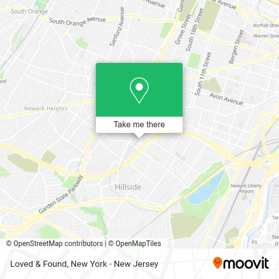Loved & Found map