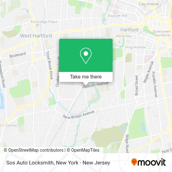 Sos Auto Locksmith map