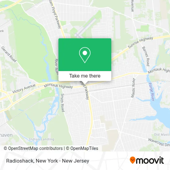 Radioshack map