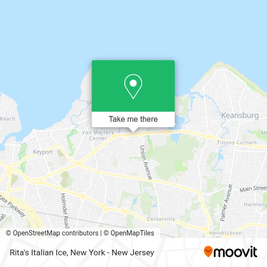 Rita's Italian Ice map