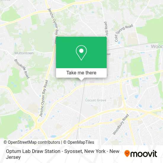 ¿Cómo llegar a Optum Lab Draw Station - Syosset en autobús o tren?