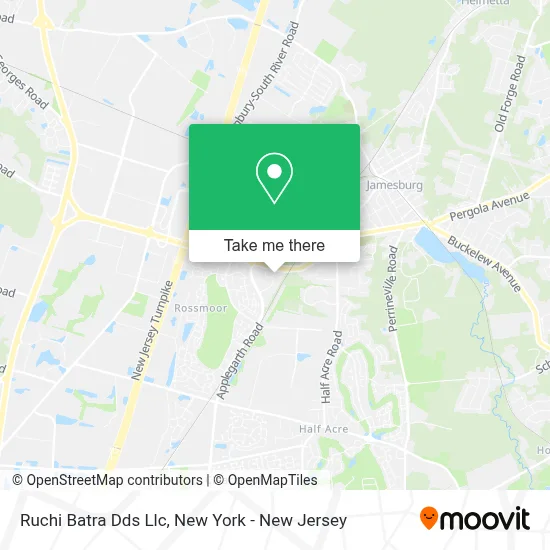 Ruchi Batra Dds Llc map