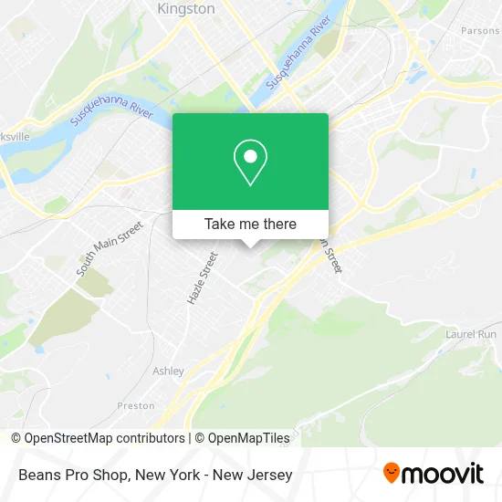 Beans Pro Shop map