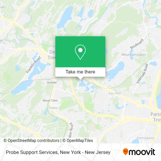 Probe Support Services map
