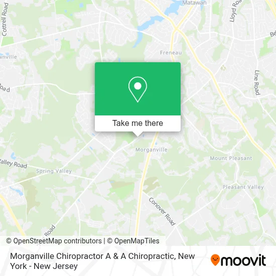 Morganville Chiropractor A & A Chiropractic map