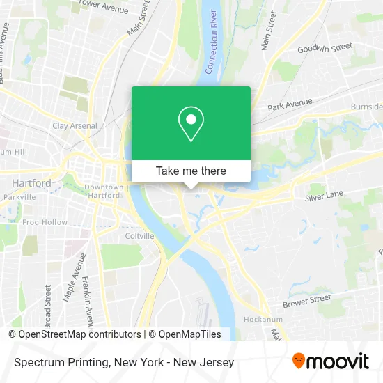 Spectrum Printing map