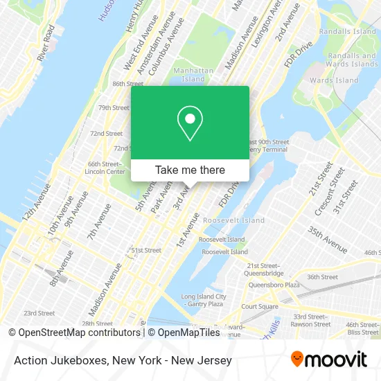 Action Jukeboxes map