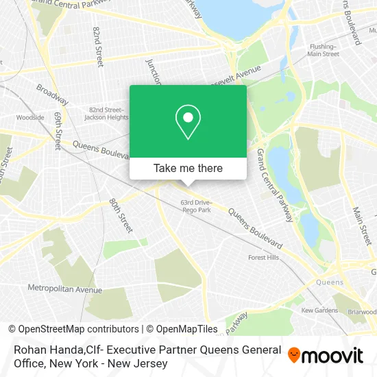 Rohan Handa,Clf- Executive Partner Queens General Office map