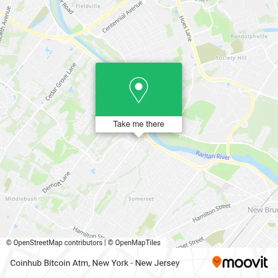 Coinhub Bitcoin Atm map