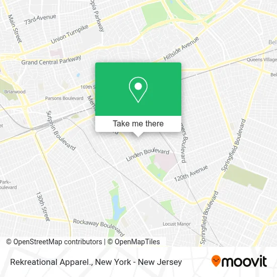 Rekreational Apparel. map