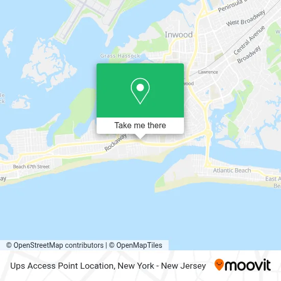 Ups Access Point Location map