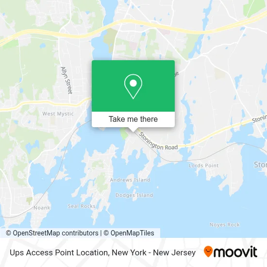Ups Access Point Location map