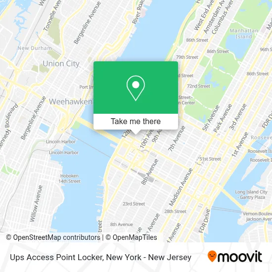 Ups Access Point Locker map