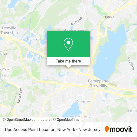 Ups Access Point Location map