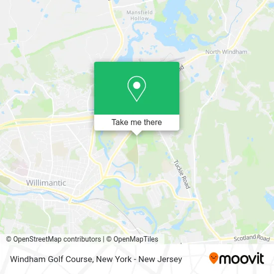 Windham Golf Course map