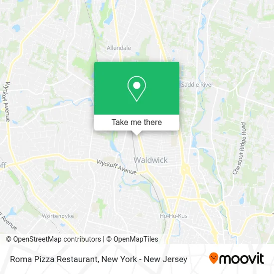 Roma Pizza Restaurant map