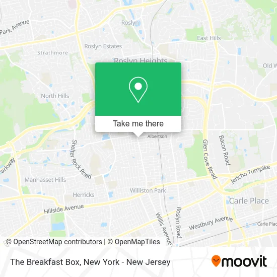 The Breakfast Box map