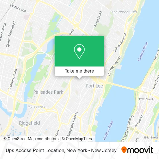 Ups Access Point Location map