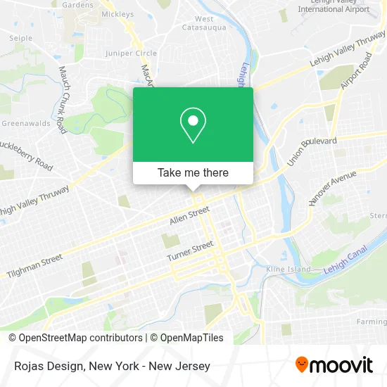 Rojas Design map