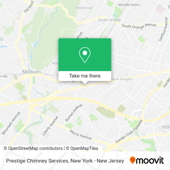 Prestige Chimney Services map