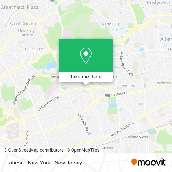 Labcorp map