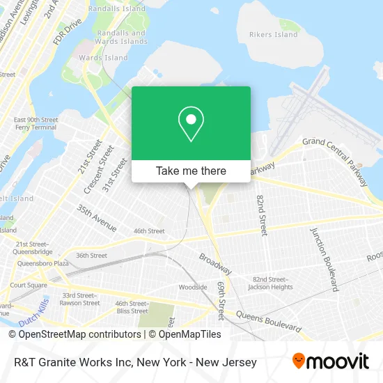 R&T Granite Works Inc map