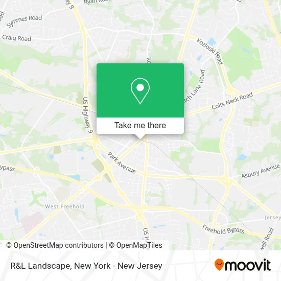 R&L Landscape map