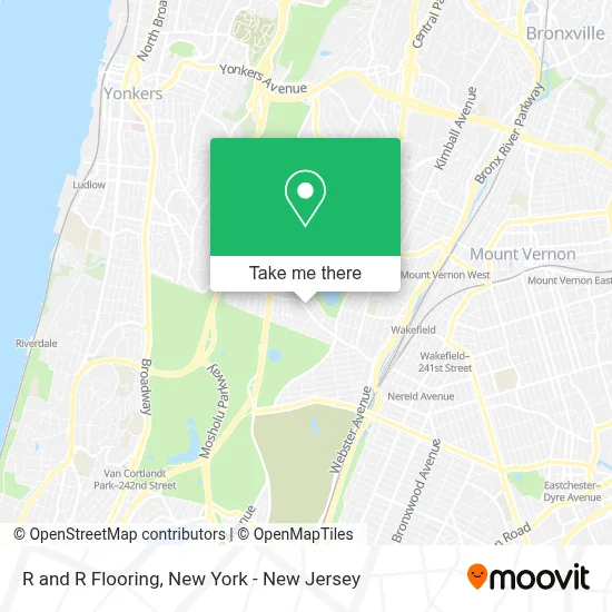 R and R Flooring map