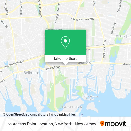 Ups Access Point Location map