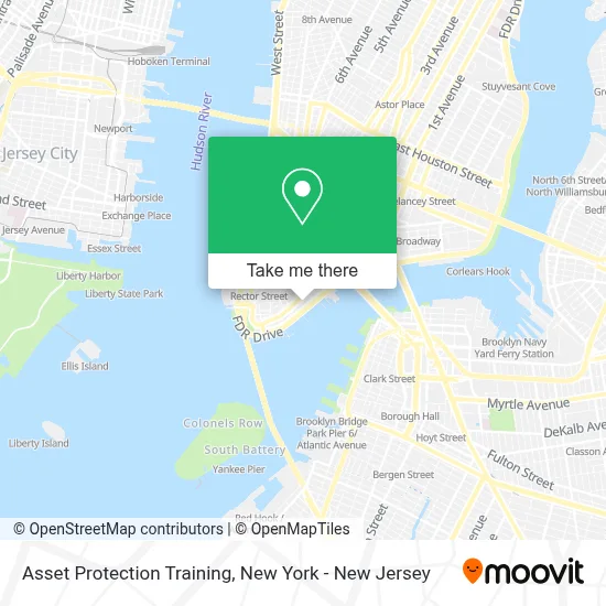 Asset Protection Training map