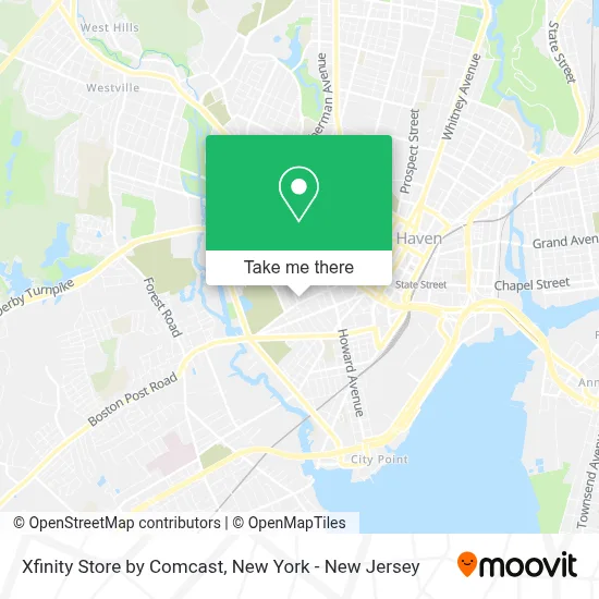 Xfinity Store by Comcast map
