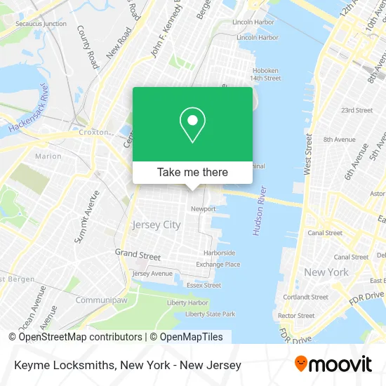 Keyme Locksmiths map