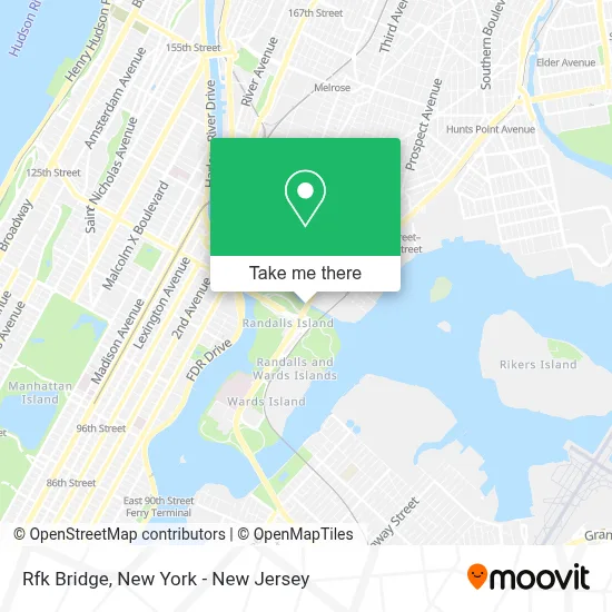 Rfk Bridge map
